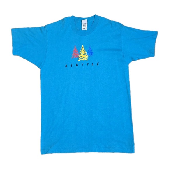 Fruit of the Loom Other - Vintage 1990s Seattle T-Shirt Fruit Of The Loom USA Single Stitch L
